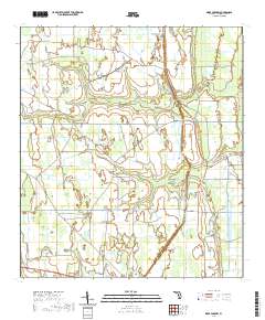 USGS US Topo 7.5-minute map for Deer Park NW FL 2021