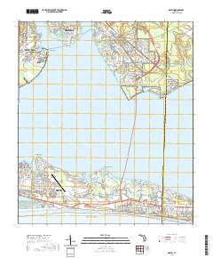 USGS US Topo 7.5-minute map for Destin FL 2021