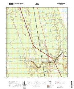 USGS US Topo 7.5-minute map for Dinner Island NE FL 2021