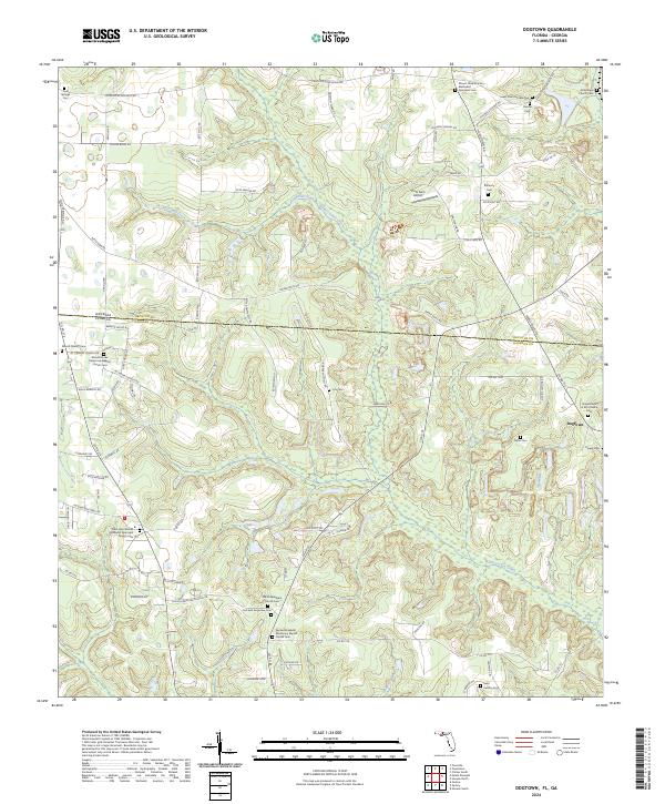 US Topo 7.5-minute map for Dogtown FLGA