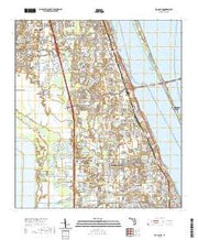 USGS US Topo 7.5-minute map for Eau Gallie FL 2021