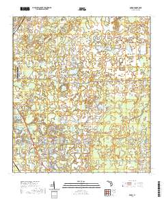 USGS US Topo 7.5-minute map for Ehren FL 2021