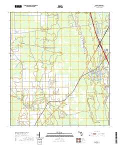 USGS US Topo 7.5-minute map for Elkton FL 2021