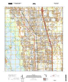 USGS US Topo 7.5-minute map for Estero FL 2021