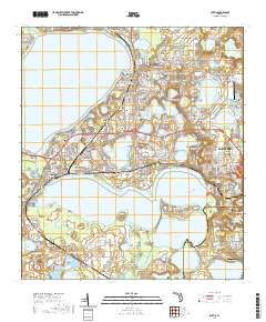 USGS US Topo 7.5-minute map for Eustis FL 2021