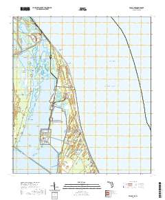 USGS US Topo 7.5-minute map for False Cape FL 2021