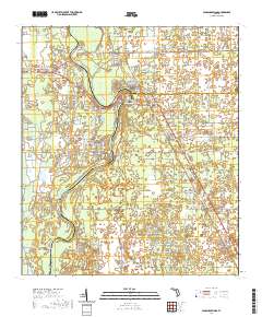 USGS US Topo 7.5-minute map for Fanning Springs FL 2021