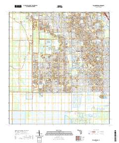 USGS US Topo 7.5-minute map for Fellsmere NW FL 2021