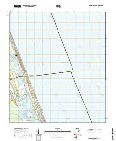 USGS US Topo 7.5-minute map for Flagler Beach East FL 2021