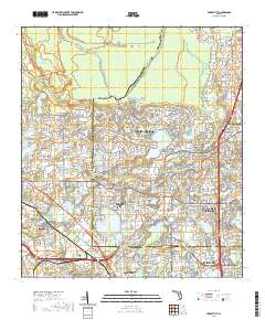 USGS US Topo 7.5-minute map for Forest City FL 2021