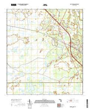 USGS US Topo 7.5-minute map for Fort Drum NW FL 2021