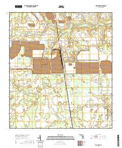 USGS US Topo 7.5-minute map for Fort Green FL 2021