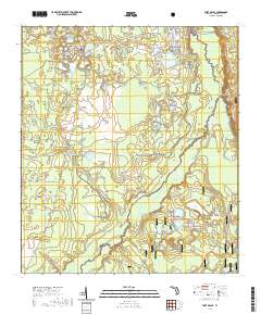 USGS US Topo 7.5-minute map for Fort McCoy FL 2021