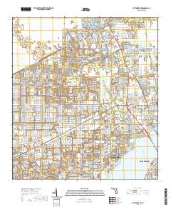 USGS US Topo 7.5-minute map for Fort Myers NW FL 2021