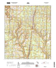 USGS US Topo 7.5-minute map for Fountain FL 2021