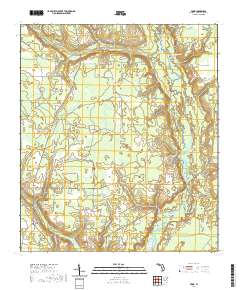 USGS US Topo 7.5-minute map for Frink FL 2021