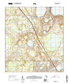 USGS US Topo 7.5-minute map for Frostproof FL 2021