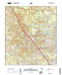 USGS US Topo 7.5-minute map for Gainesville West FL 2021