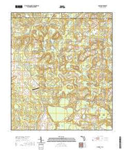 USGS US Topo 7.5-minute map for Gaskin FLAL 2021