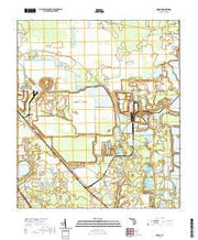 USGS US Topo 7.5-minute map for Genoa FL 2021