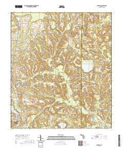 USGS US Topo 7.5-minute map for Glendale FL 2021