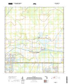 USGS US Topo 7.5-minute map for Goodno FL 2021