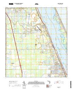 USGS US Topo 7.5-minute map for Grant FL 2021