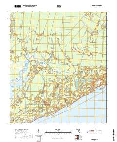 USGS US Topo 7.5-minute map for Green Point FL 2021