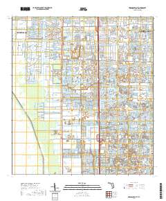 USGS US Topo 7.5-minute map for Greenacres City FL 2021