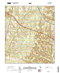 USGS US Topo 7.5-minute map for Gretna FL 2021