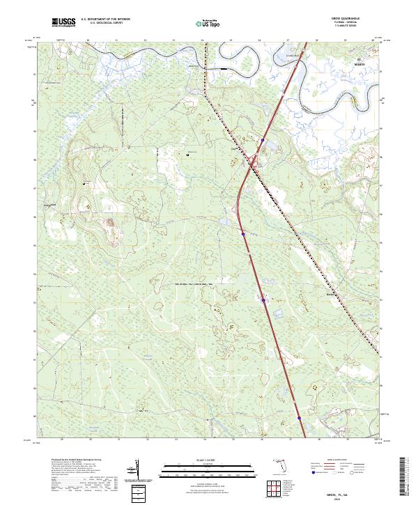 US Topo 7.5-minute map for Gross FLGA