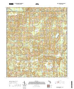 USGS US Topo 7.5-minute map for Hobbs Crossroads FLAL 2021