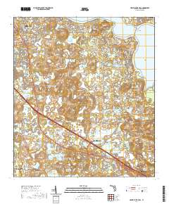 USGS US Topo 7.5-minute map for Howey In The Hills FL 2021