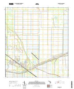 USGS US Topo 7.5-minute map for Indiantown FL 2021