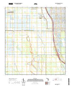 USGS US Topo 7.5-minute map for Indiantown NW FL 2021