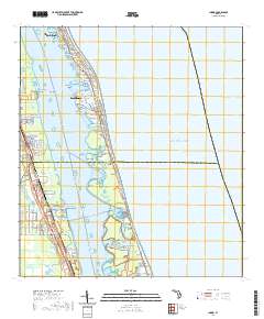 USGS US Topo 7.5-minute map for Indrio FL 2021