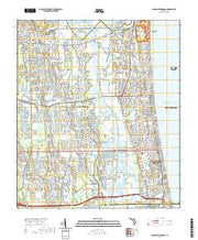 USGS US Topo 7.5-minute map for Jacksonville Beach FL 2021