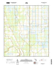 USGS US Topo 7.5-minute map for Jernigans Pond FL 2021