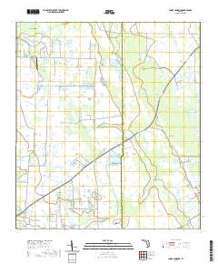 USGS US Topo 7.5-minute map for Jones Hammock FL 2021