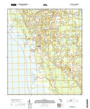 USGS US Topo 7.5-minute map for Keaton Beach FL 2021