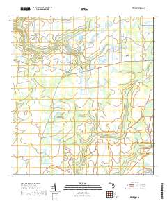 USGS US Topo 7.5-minute map for Keentown FL 2021