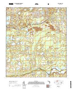 USGS US Topo 7.5-minute map for Keuka FL 2021