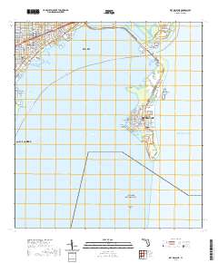 USGS US Topo 7.5-minute map for Key Biscayne FL 2021