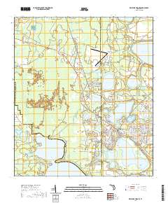 USGS US Topo 7.5-minute map for Keystone Heights FL 2021