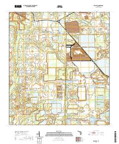 USGS US Topo 7.5-minute map for Keysville FL 2021