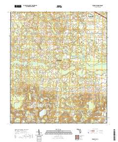 USGS US Topo 7.5-minute map for Kynesville FL 2021