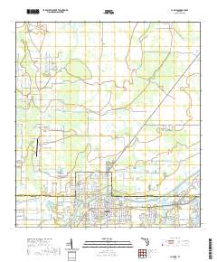 USGS US Topo 7.5-minute map for La Belle FL 2021