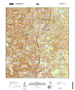 USGS US Topo 7.5-minute map for Lacoochee FL 2021