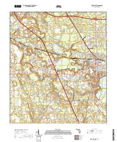 USGS US Topo 7.5-minute map for Lake City West FL 2021