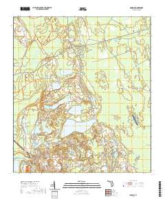 USGS US Topo 7.5-minute map for Lake Dias FL 2021